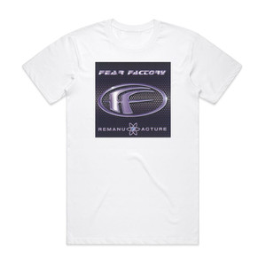 Fear Factory Remanufacture Album Cover T-Shirt White Fear Factory Remanufacture Album Cover T-Shirt White