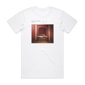 Fear of Men Loom Album Cover T-Shirt White Fear of Men Loom Album Cover T-Shirt White