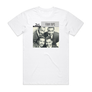 Four Tops 20Th Century Masters The Millennium Collection The Best Of F Album Cover T-Shirt White Four Tops 20Th Century Masters The Millennium Collection The Best Of F Album Cover T-Shirt White