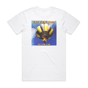 Four Tops At The Top Album Cover T-Shirt White Four Tops At The Top Album Cover T-Shirt White