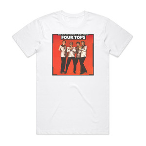 Four Tops Back Where I Belong Album Cover T-Shirt White Four Tops Back Where I Belong Album Cover T-Shirt White