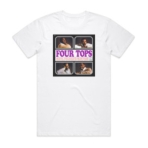 Four Tops Four Tops Second Album Album Cover T-Shirt White Four Tops Four Tops Second Album Album Cover T-Shirt White