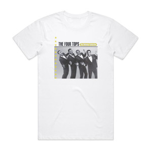 Four Tops The Ultimate Collection Album Cover T-Shirt White Four Tops The Ultimate Collection Album Cover T-Shirt White