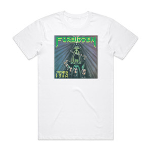 Forbidden Twisted Into Form Album Cover T-Shirt White Forbidden Twisted Into Form Album Cover T-Shirt White