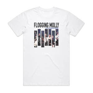 Flogging Molly Live At The Greek Theatre Album Cover T-Shirt White Flogging Molly Live At The Greek Theatre Album Cover T-Shirt White
