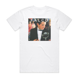 Falco Falco 3 Album Cover T-Shirt White Falco Falco 3 Album Cover T-Shirt White