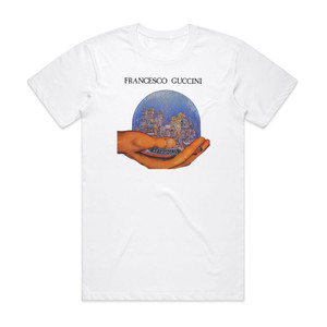 Francesco Guccini Metropolis Album Cover T-Shirt White Francesco Guccini Metropolis Album Cover T-Shirt White