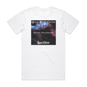 Franci98my Space Analogator Album Cover T-Shirt White Franci98my Space Analogator Album Cover T-Shirt White