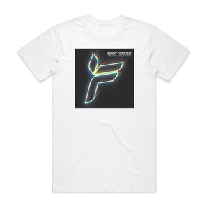 Ferry Corsten Twice In A Blue Moon 1 Album Cover T-Shirt White Ferry Corsten Twice In A Blue Moon 1 Album Cover T-Shirt White