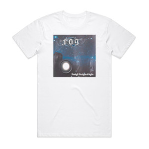 Fog Through The Eyes Of Night Winged They Come Album Cover T-Shirt White Fog Through The Eyes Of Night Winged They Come Album Cover T-Shirt White