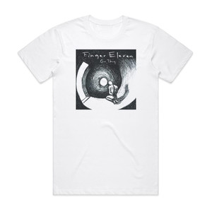 Finger Eleven One Thing 1 Album Cover T-Shirt White Finger Eleven One Thing 1 Album Cover T-Shirt White