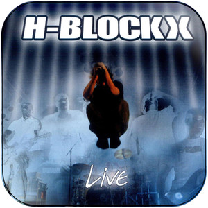 H-Blockx Live Album Cover Sticker