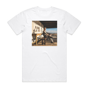 Florent Pagny Aime La Vie Album Cover T-Shirt White