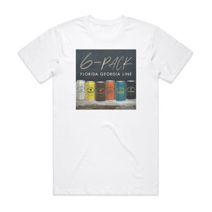 Florida Georgia Line 6 Pack Album Cover T-Shirt White