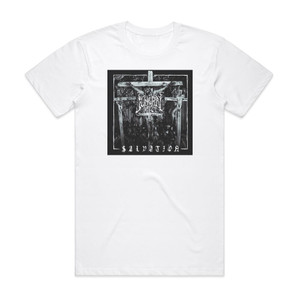 Funeral Mist Salvation Album Cover T-Shirt White Funeral Mist Salvation Album Cover T-Shirt White