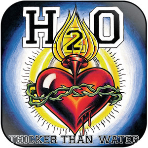 H2O Thicker Than Water Album Cover Sticker H2O Thicker Than Water Album Cover Sticker