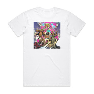 Flatbush Zombies 3001 A Laced Odyssey Album Cover T-Shirt White Flatbush Zombies 3001 A Laced Odyssey Album Cover T-Shirt White
