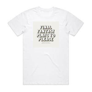 Final Fantasy Plays To Please Album Cover T-Shirt White Final Fantasy Plays To Please Album Cover T-Shirt White