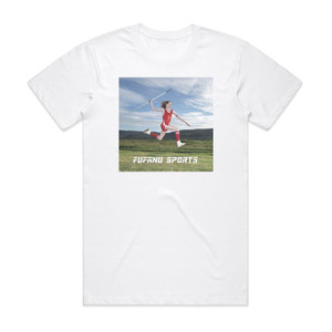 Fufanu Sports Album Cover T-Shirt White Fufanu Sports Album Cover T-Shirt White