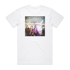 Far East Movement Free Wired Album Cover T-Shirt White Far East Movement Free Wired Album Cover T-Shirt White