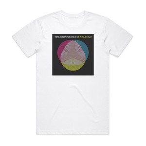 Fischerspooner Just Let Go Album Cover T-Shirt White Fischerspooner Just Let Go Album Cover T-Shirt White