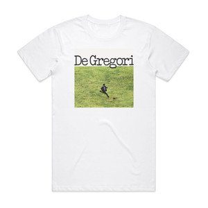Francesco De Gregori De Gregori Album Cover T-Shirt White Francesco De Gregori De Gregori Album Cover T-Shirt White