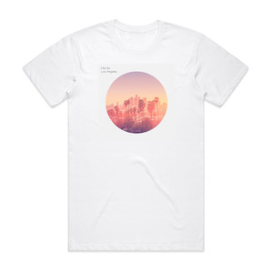 FM-84 Los Angeles Ep 1 Album Cover T-Shirt White FM-84 Los Angeles Ep 1 Album Cover T-Shirt White