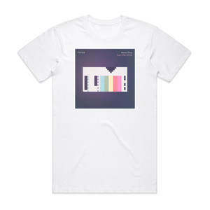 FM-84 Never Stop Album Cover T-Shirt White FM-84 Never Stop Album Cover T-Shirt White