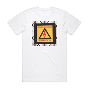 Fanger and Schonwalder Stromschlag Album Cover T-Shirt White Fanger and Schonwalder Stromschlag Album Cover T-Shirt White