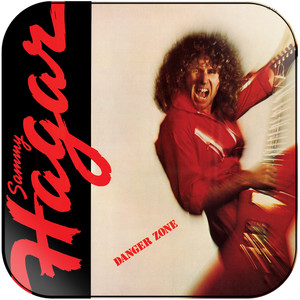Sammy Hagar Danger Zone Album Cover Sticker Sammy Hagar Danger Zone Album Cover Sticker