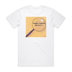 Fanger and Kersten Script Album Cover T-Shirt White