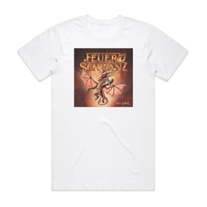 Feuerschwanz Aufs Leben Album Cover T-Shirt White Feuerschwanz Aufs Leben Album Cover T-Shirt White