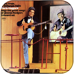 Merle Haggard Same Train A Different Time Album Cover Sticker