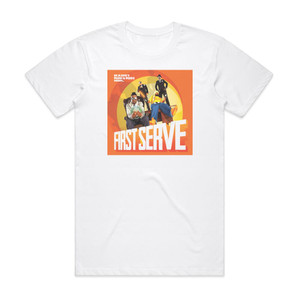 First Serve First Serve Album Cover T-Shirt White First Serve First Serve Album Cover T-Shirt White