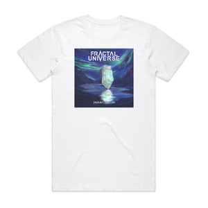 Fractal Universe Engram Of Decline Album Cover T-Shirt White Fractal Universe Engram Of Decline Album Cover T-Shirt White