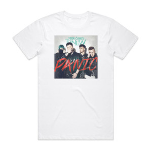 From Ashes To New Panic 1 Album Cover T-Shirt White From Ashes To New Panic 1 Album Cover T-Shirt White