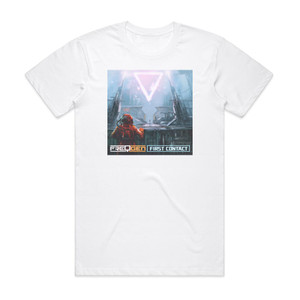 FreqGen First Contact Album Cover T-Shirt White FreqGen First Contact Album Cover T-Shirt White