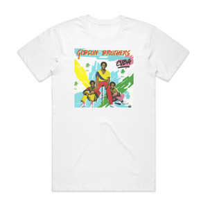 Gibson Brothers Cuba Album Cover T-Shirt White