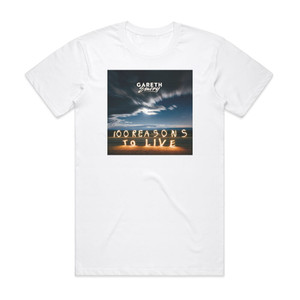 Gareth Emery 100 Reasons To Live Album Cover T-Shirt White Gareth Emery 100 Reasons To Live Album Cover T-Shirt White