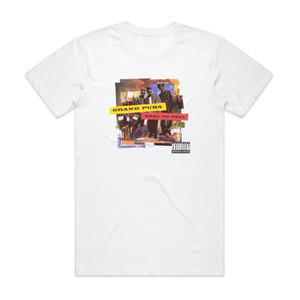 Grand Puba Reel To Reel 1 Album Cover T-Shirt White Grand Puba Reel To Reel 1 Album Cover T-Shirt White