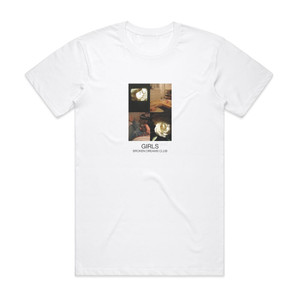 Girls Broken Dreams Club Album Cover T-Shirt White Girls Broken Dreams Club Album Cover T-Shirt White