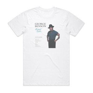 George Benson Midnight Moods Album Cover T-Shirt White