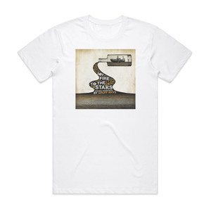 Gruff Rhys Set Fire To The Stars Album Cover T-Shirt White Gruff Rhys Set Fire To The Stars Album Cover T-Shirt White