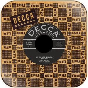 Haley Bill and His Comets See You Later Alligator The Paper Boy On Main Street Usa Album Cover Sticker