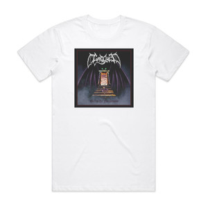 Gargoyle Hail To The Necrodoom Album Cover T-Shirt White Gargoyle Hail To The Necrodoom Album Cover T-Shirt White