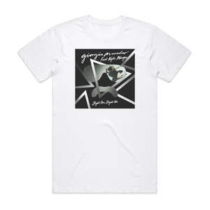 Giorgio Moroder Right Here Right Now 1 Album Cover T-Shirt White Giorgio Moroder Right Here Right Now 1 Album Cover T-Shirt White