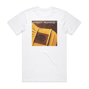 Georges Brassens Volume 6 Le Mcrant Album Cover T-Shirt White Georges Brassens Volume 6 Le Mcrant Album Cover T-Shirt White