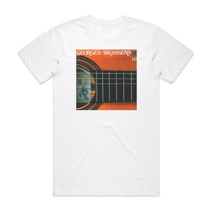 Georges Brassens Volume 10 La Religieuse Album Cover T-Shirt White Georges Brassens Volume 10 La Religieuse Album Cover T-Shirt White