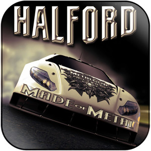 Halford Made Of Metal Album Cover Sticker Halford Made Of Metal Album Cover Sticker