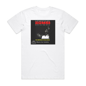 Goblin Zombi Dawn Of The Dead 1 Album Cover T-Shirt White Goblin Zombi Dawn Of The Dead 1 Album Cover T-Shirt White